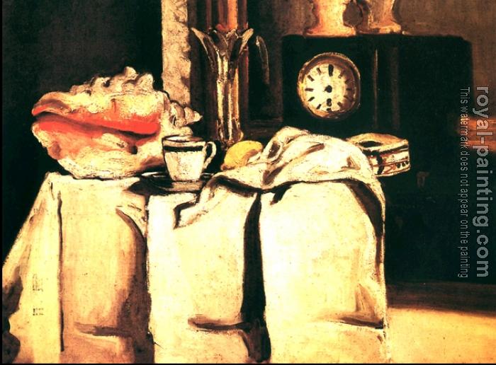 Paul Cezanne : The Black Marble Clock